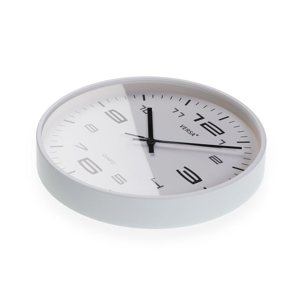 Reloj de Pared Versa Blanco Plástico 25 x 25 x 4 cm