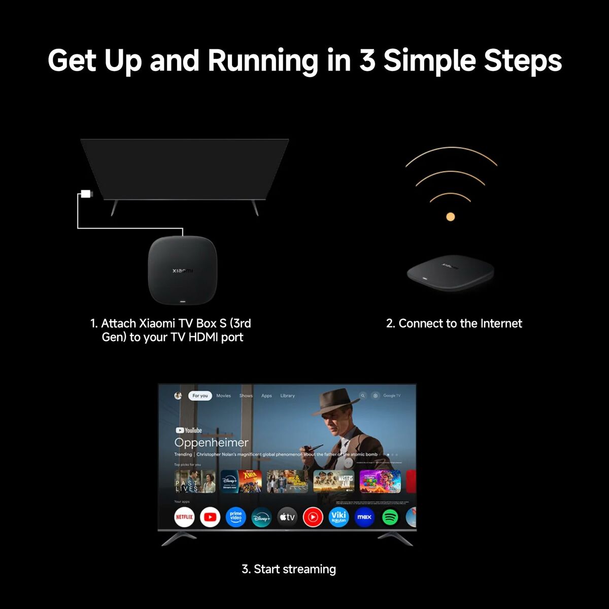 Dispositivo de Streaming Xiaomi TV BOX S (3RD GEN) 4K