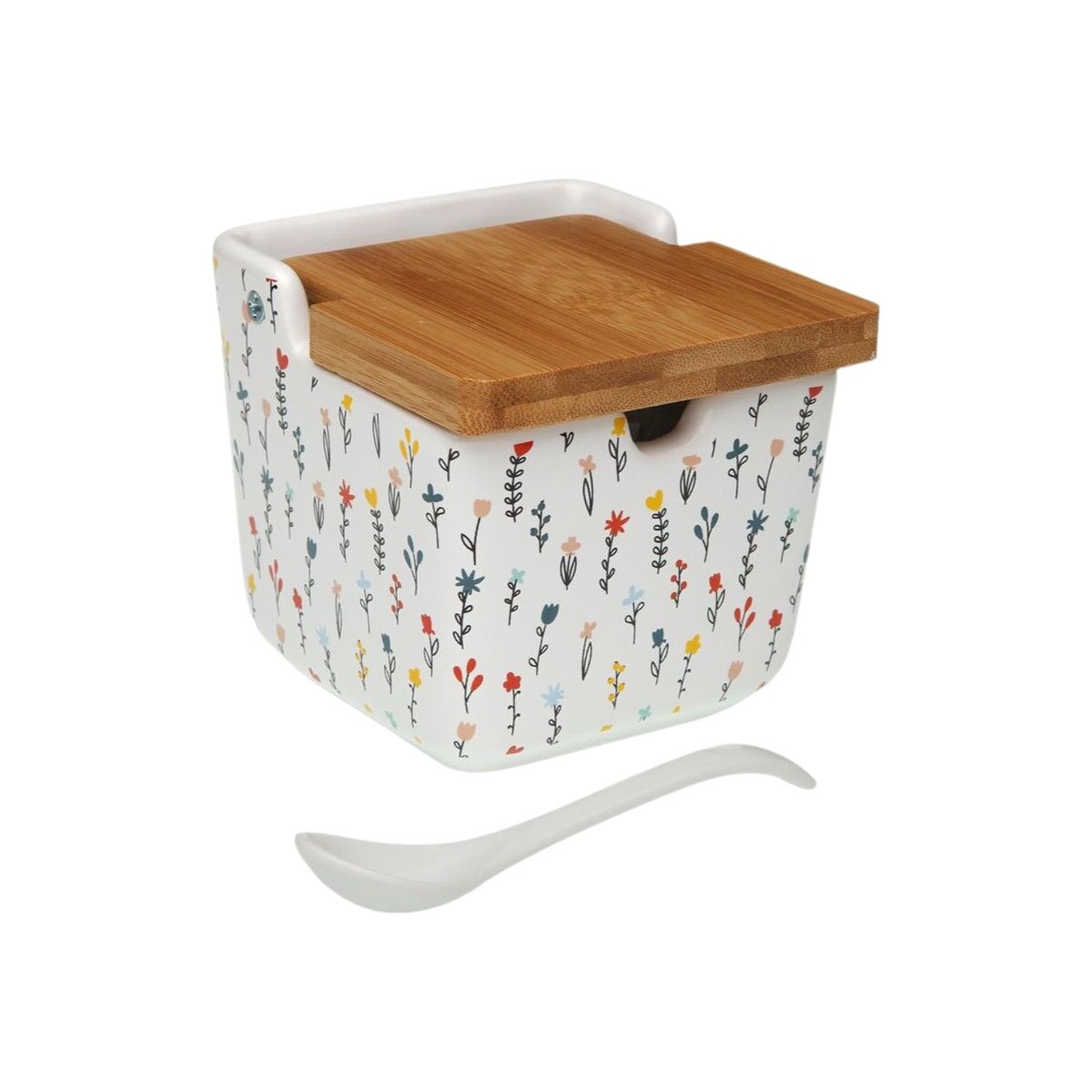 Azucarero Versa Blume Cerámica 8,8 x 8,5 x 8,8 cm