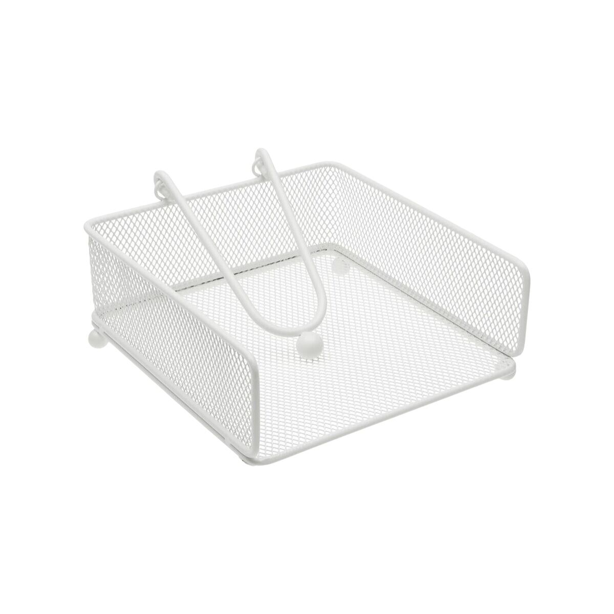 Servilletero Versa Blanco Acero Hierro 17,5 X 9 X 18 CM