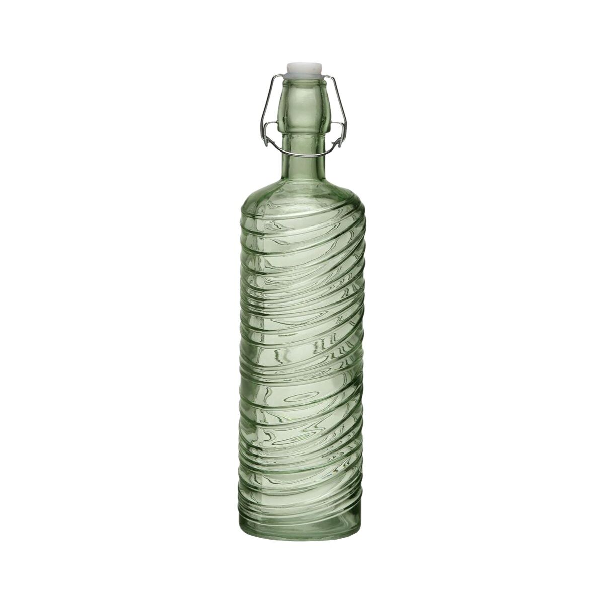 Botella de Agua Versa Verde Vidrio Aluminio 1 L 8,2 X 30,6 X 8,2 CM