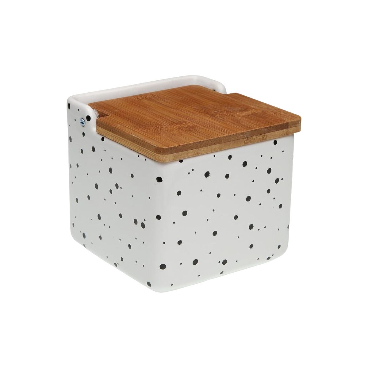 Salero con Tapa Versa Speckle Cerámica 12,2 x 11,5 x 12,2 cm