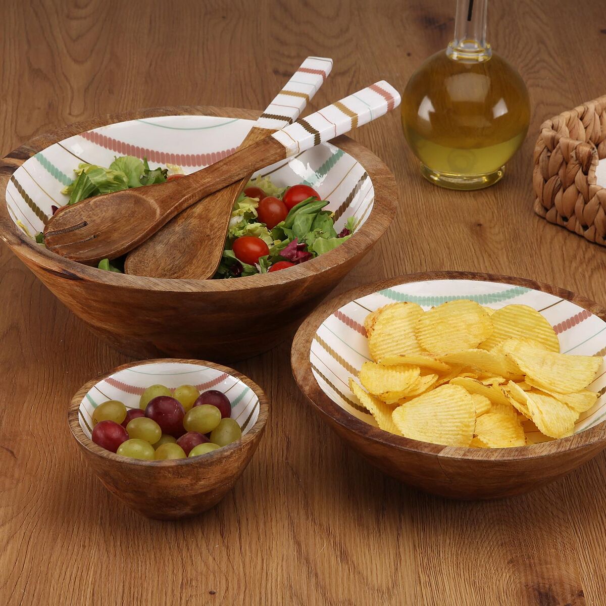 Bol Versa Flint Madera de mango 13 x 7 x 13 cm