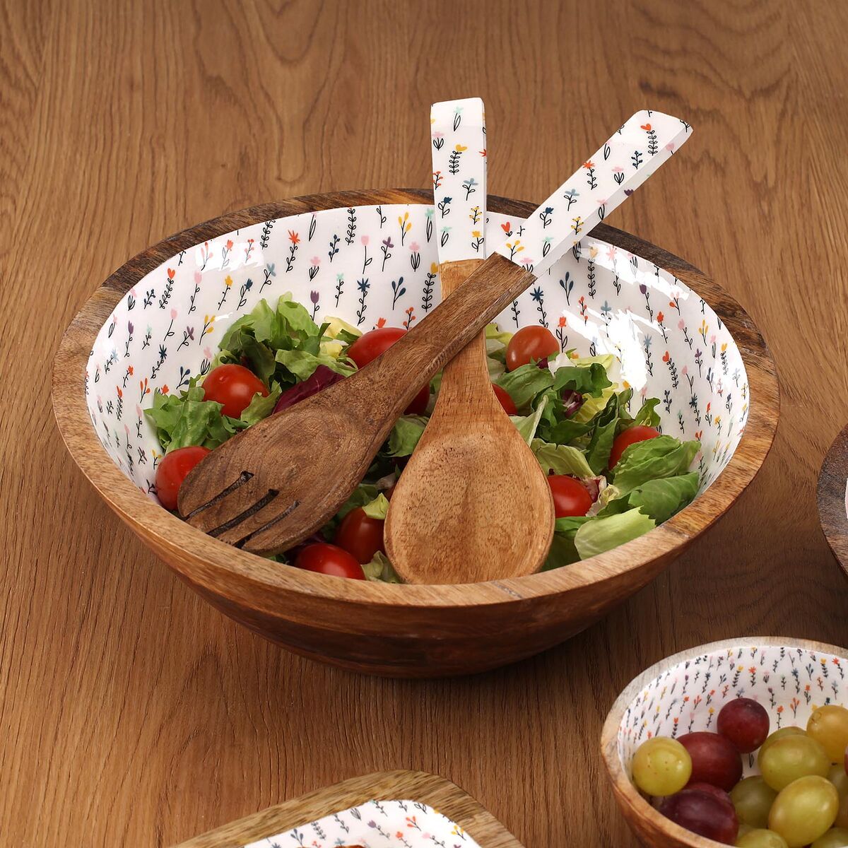 Set de Utensilios para Cocina Versa Blume Madera de mango 6 x 1 x 30 cm