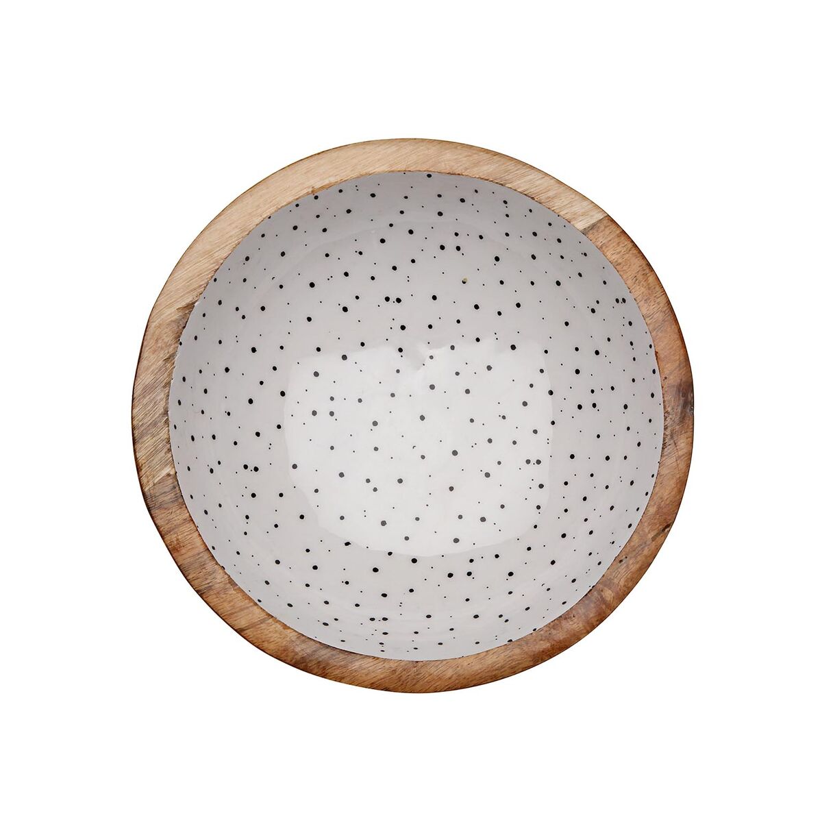 Ensaladera Versa Speckle Madera de mango 24 x 7 x 24 cm