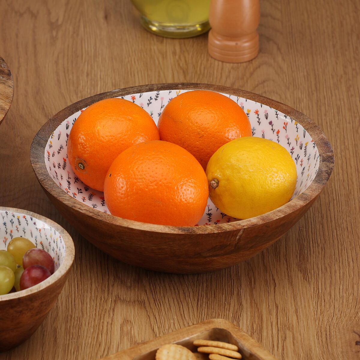 Ensaladera Versa Blume Madera de mango 24 x 7 x 24 cm