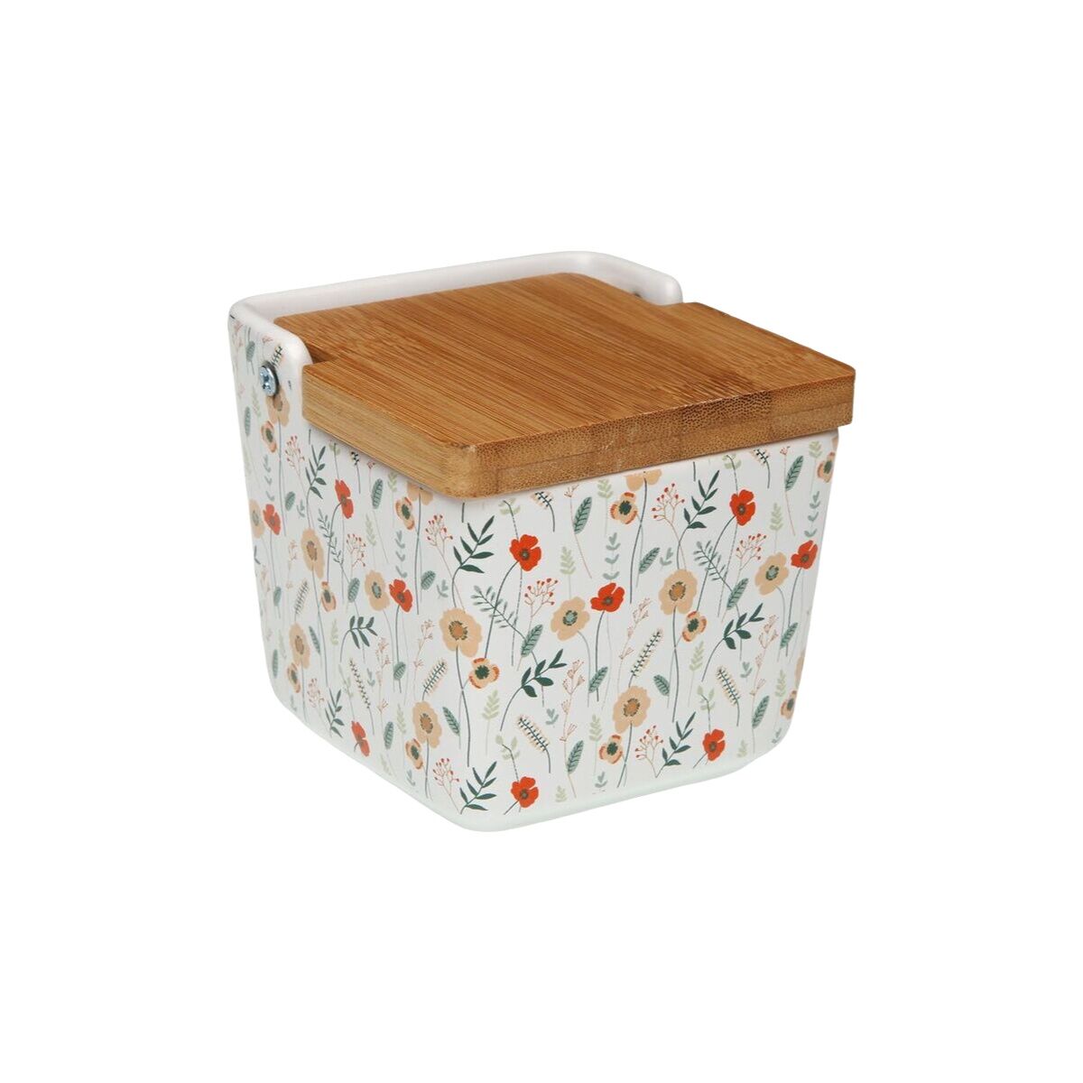 Salero con Tapa Versa Verdi Cerámica 8,8 x 8,5 x 8,8 cm