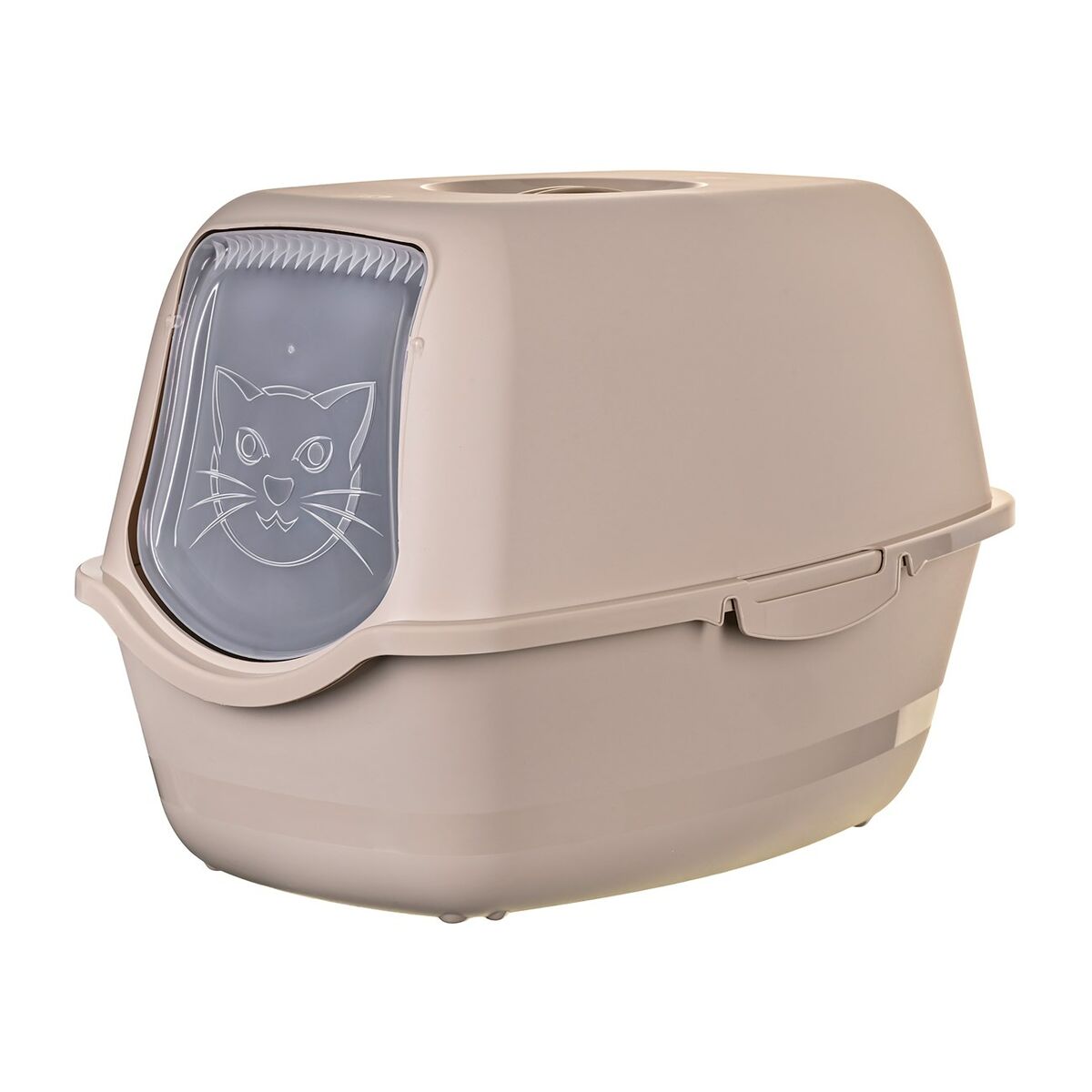 Arenero para Gatos Diamentiq BAYA Beige Plástico 40 x 38,7 x 55,5 cm