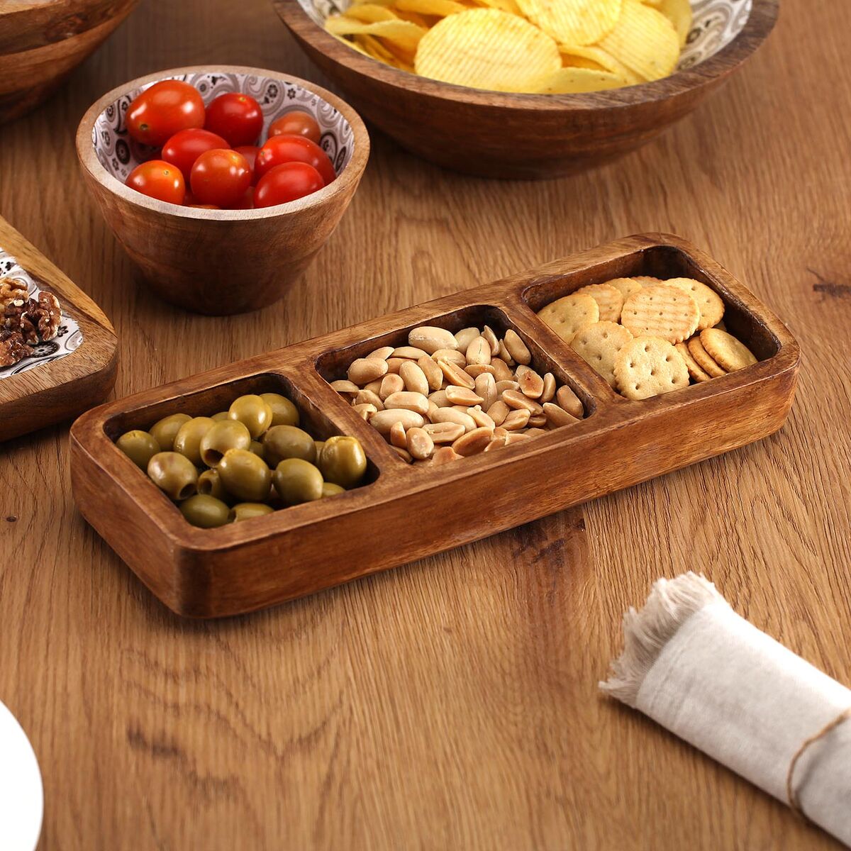 Bandeja de Aperitivos Versa Glob 30 X 3,5 X 10 CM