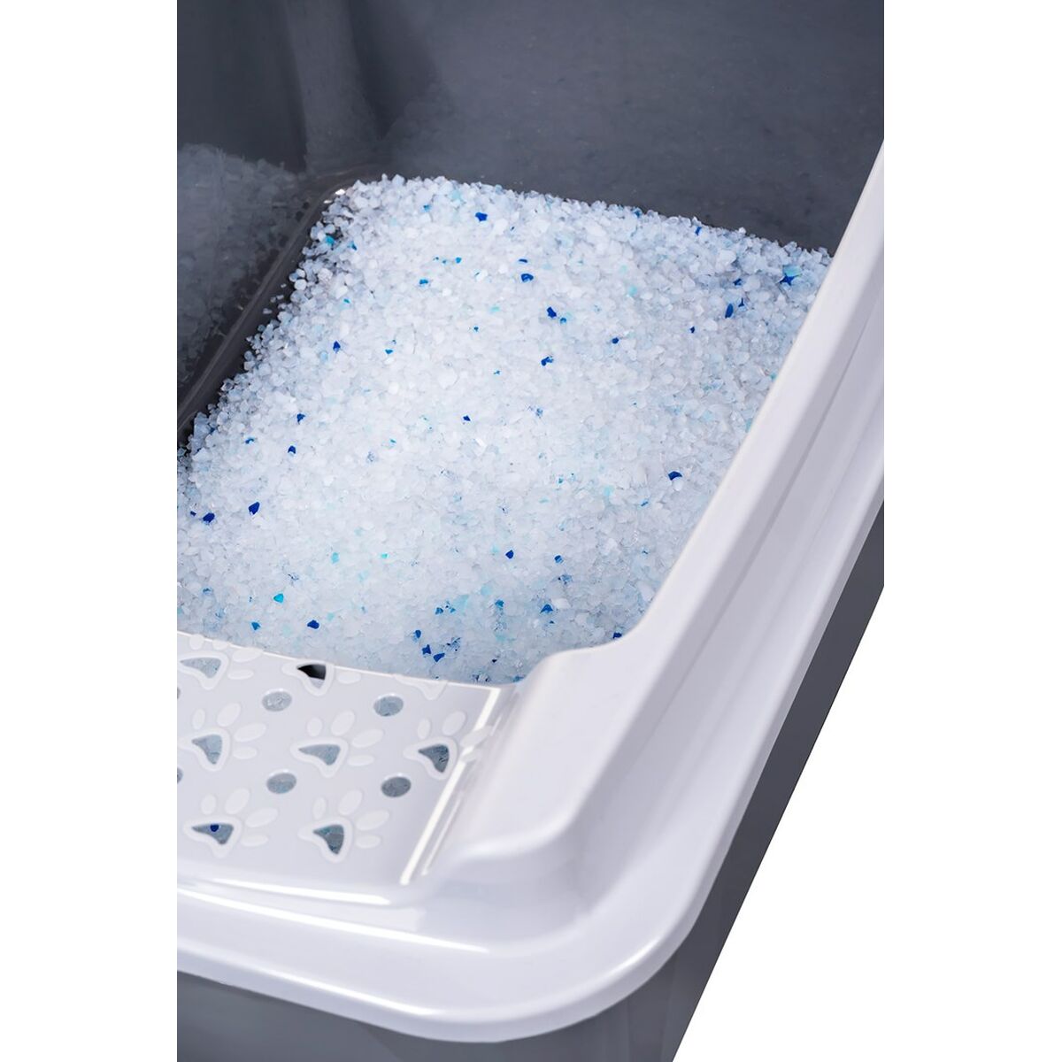 Arenero para Gatos Diamentiq Bonita Gris Plástico