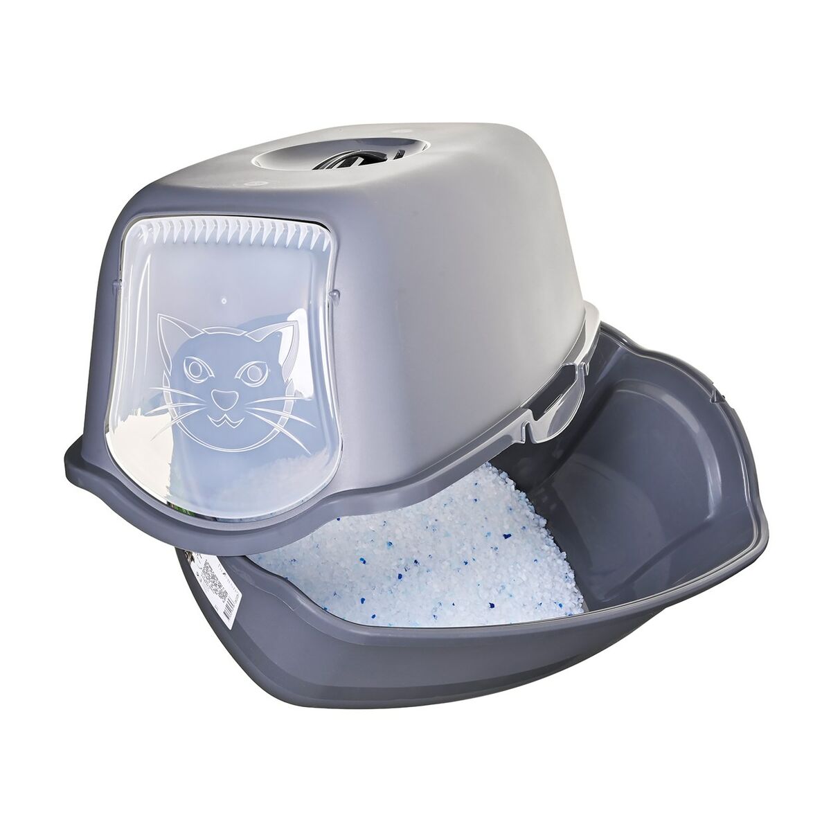 Arenero para Gatos Diamentiq BAYA Antracita Plástico 40 x 38,7 x 55,5 cm