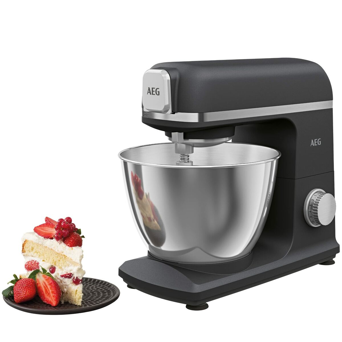 Robot de Cocina AEG KM5-1-4BPT Negro 5 L