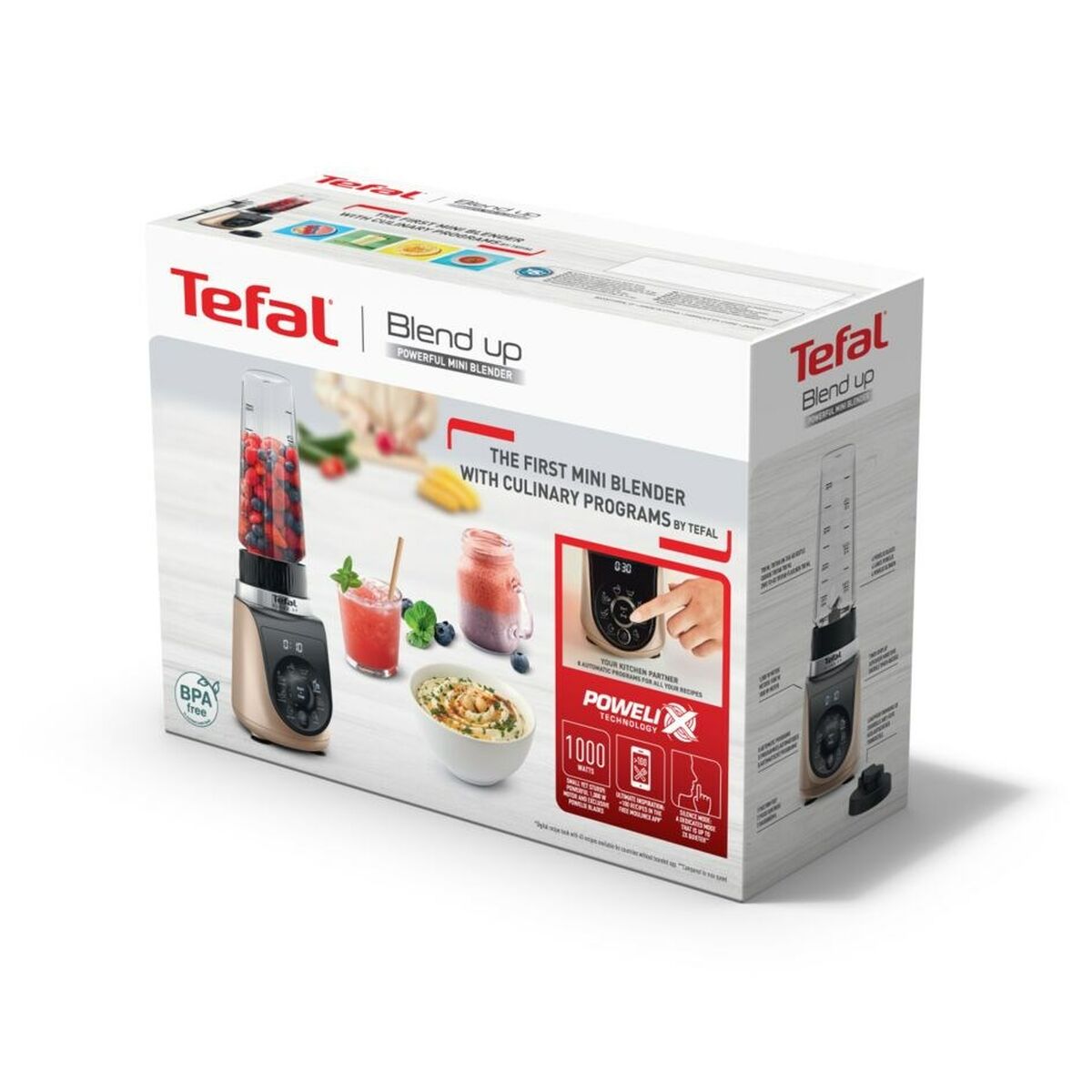 Batidora de Vaso Tefal BL190AF0 Negro Beige 1000 W