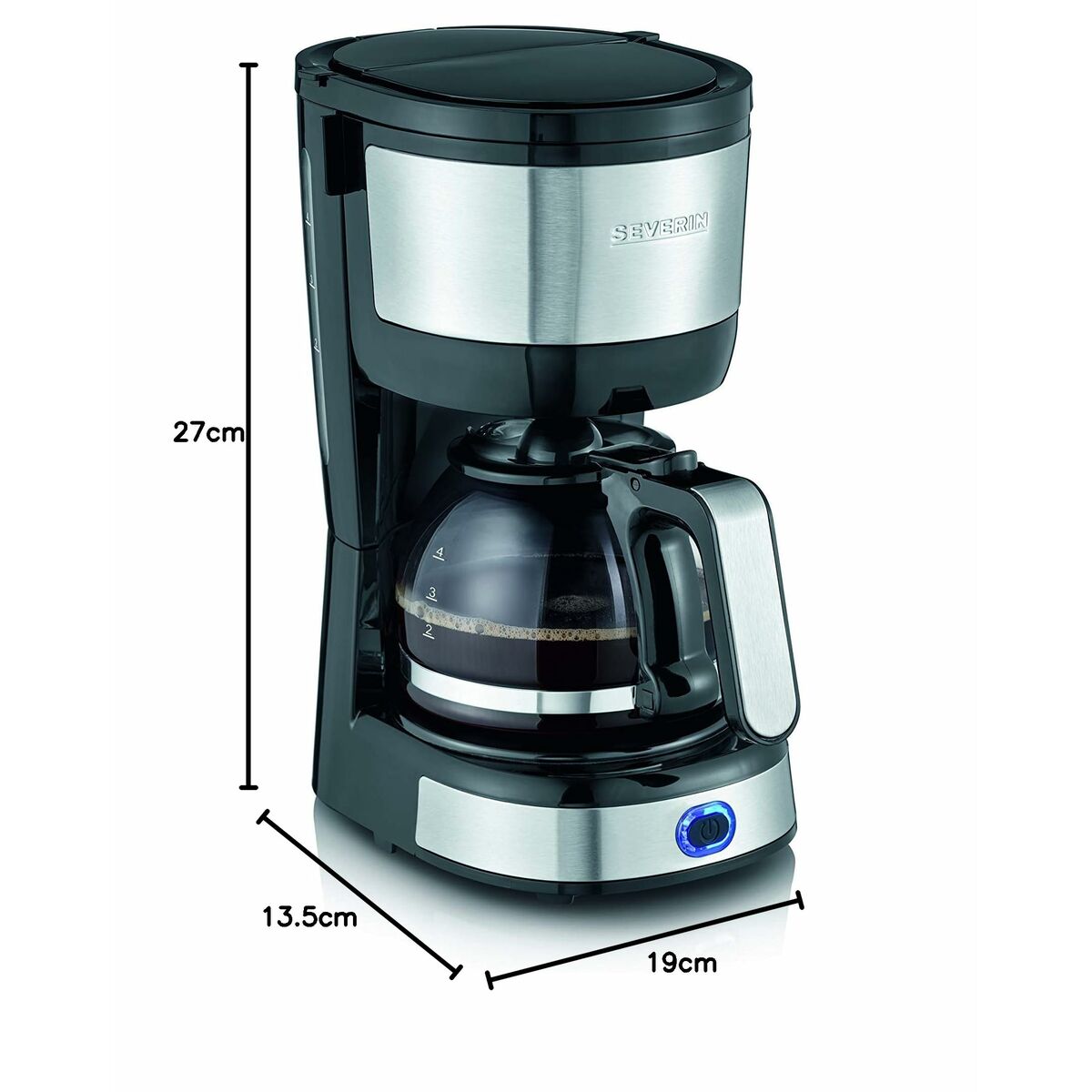 Cafetera de Goteo Severin KA 4808 Negro 750 W