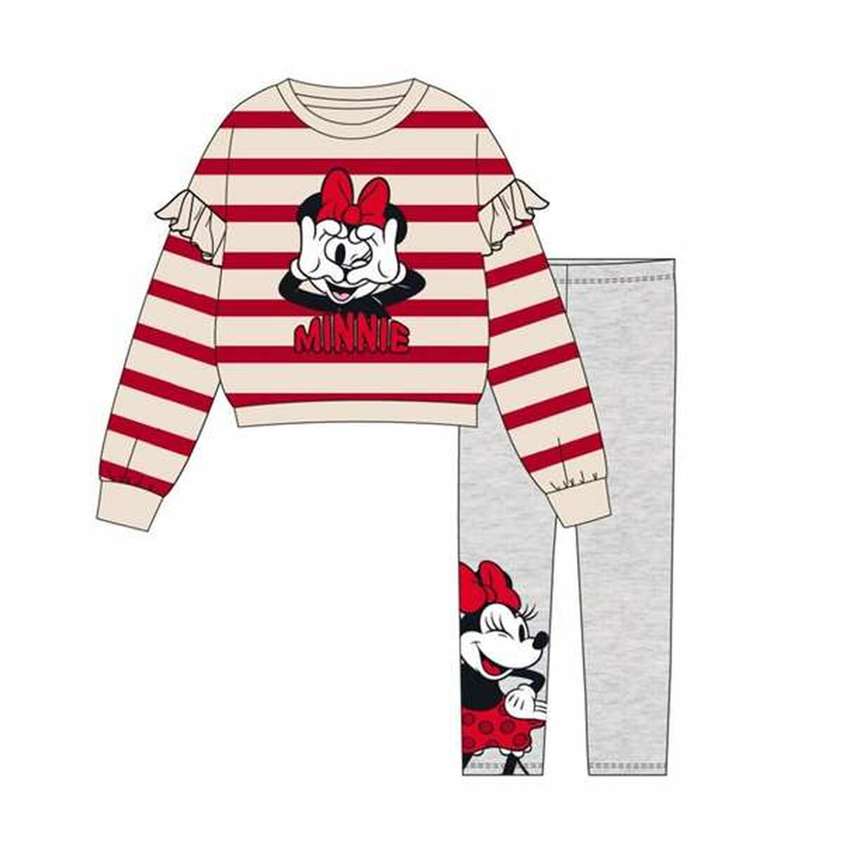 Conjunto de Ropa Minnie Mouse Gris