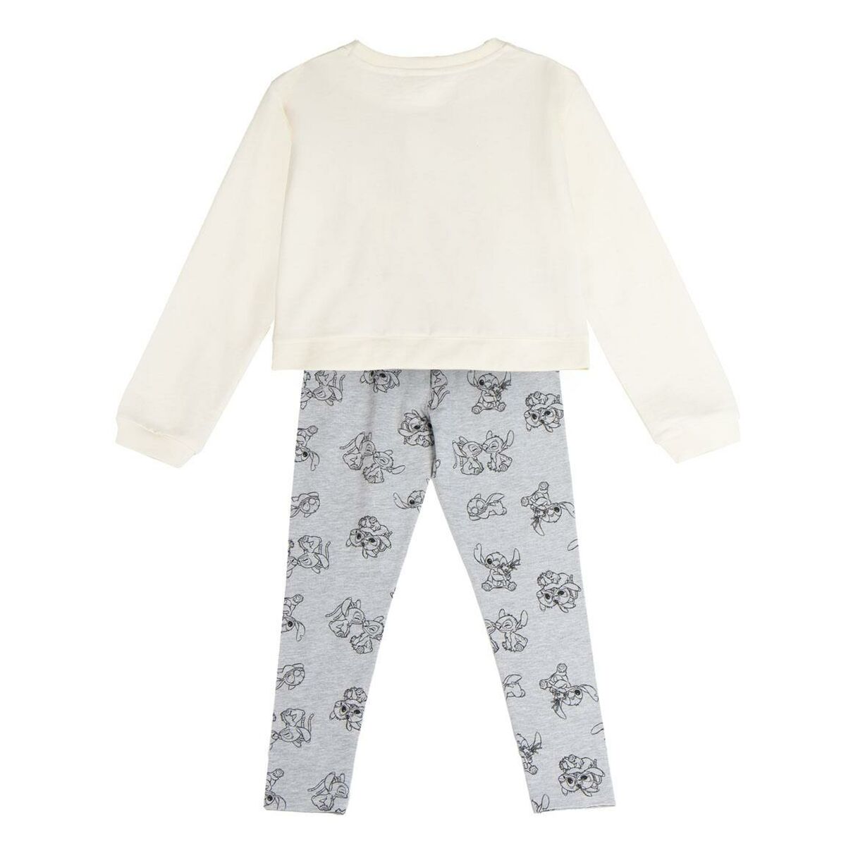 Conjunto de Ropa Stitch Beige