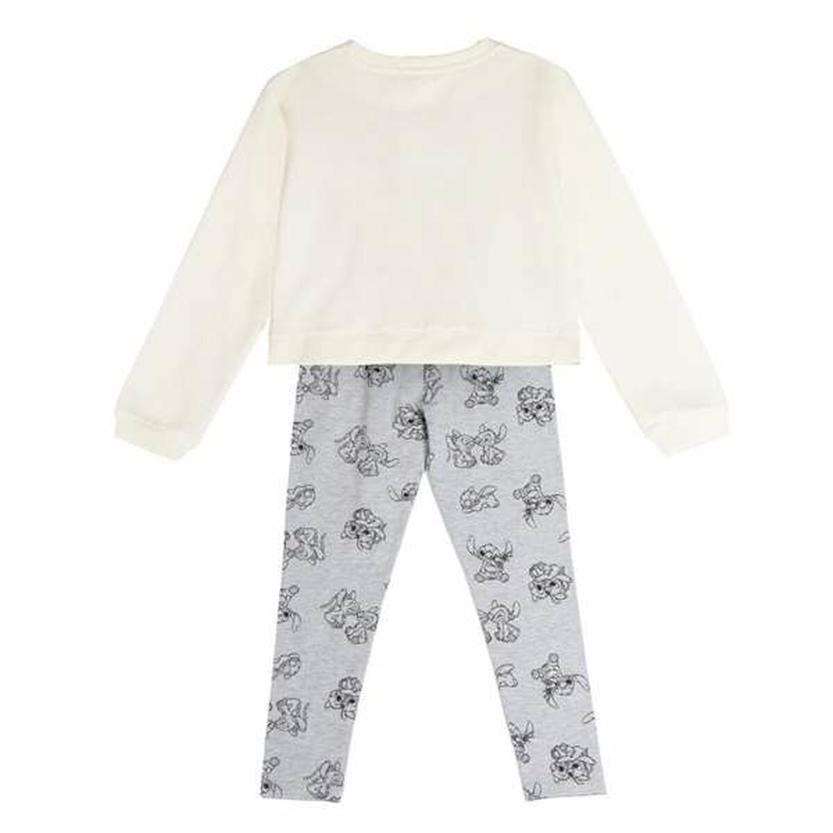 Conjunto de Ropa Stitch Beige