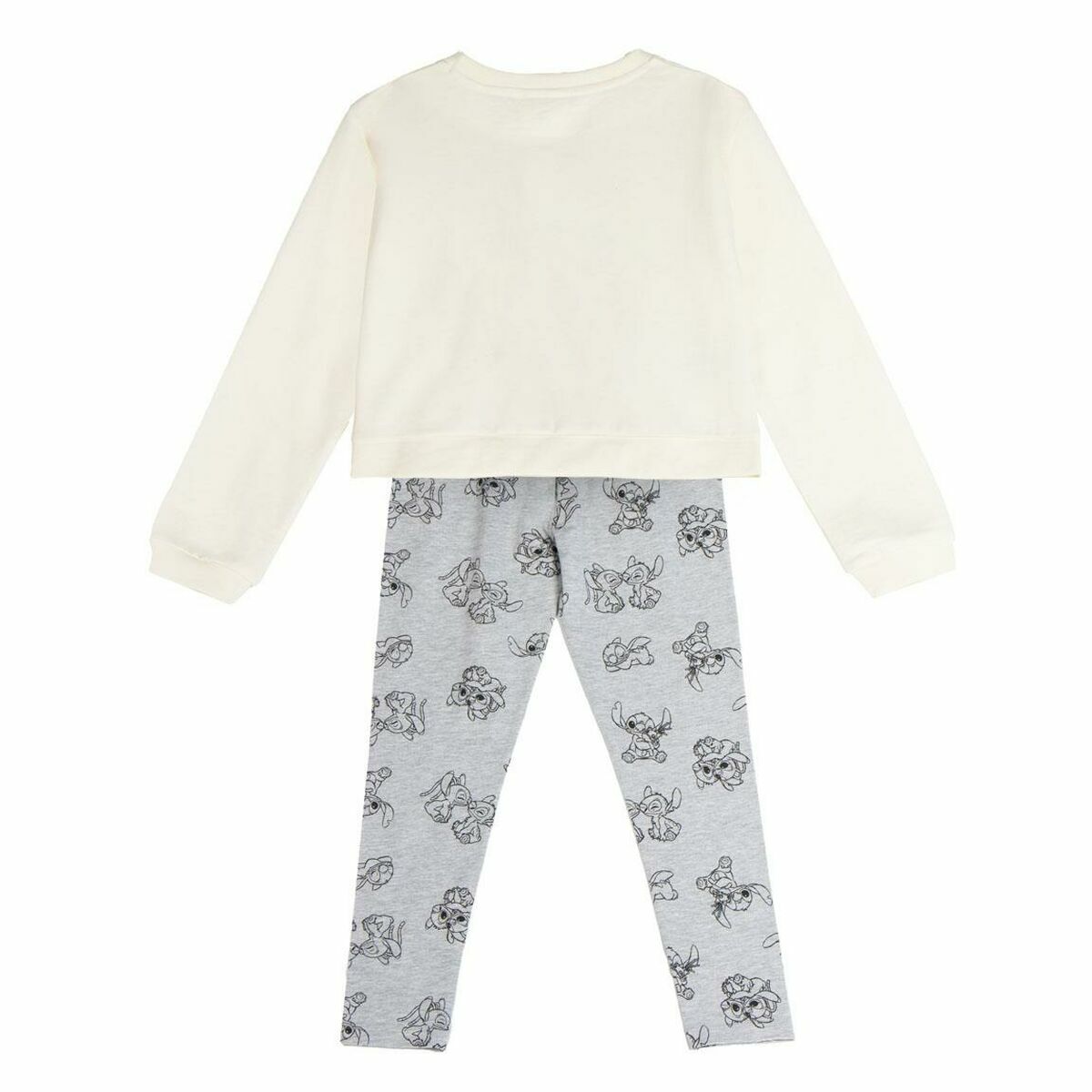 Conjunto de Ropa Stitch Beige