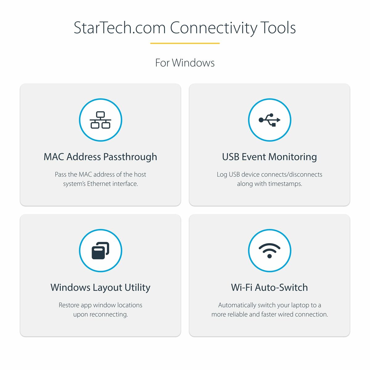 Hub USB Startech 154B-USBC-MULTIPORT Gris 100 W