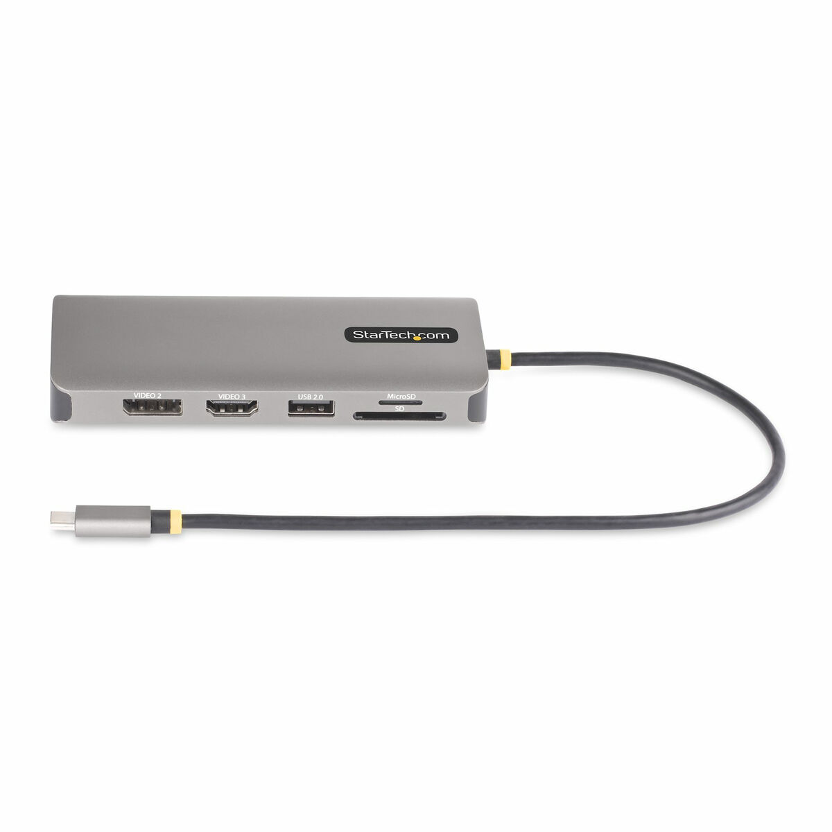 Hub USB Startech 154B-USBC-MULTIPORT Gris 100 W
