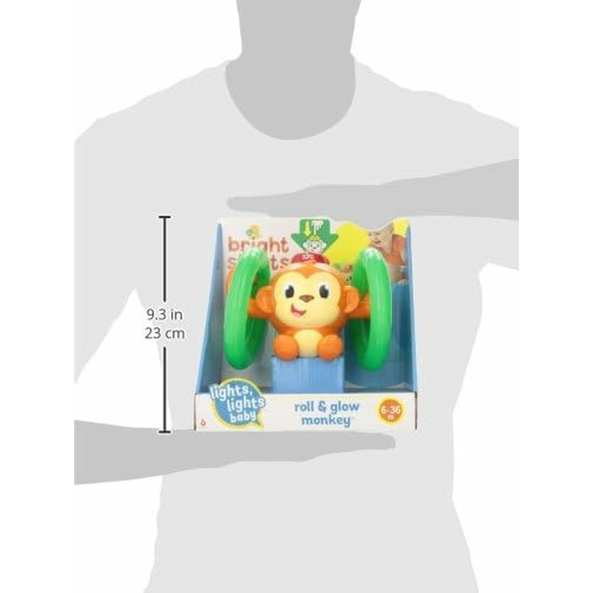 Juguete Musical Bright Starts Little Roll & Glow Monkey