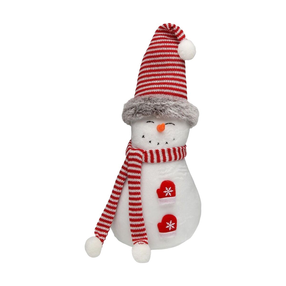 Sujetador de puerta Versa Poliéster Textil 12 X 30 X 14 CM Muñeco de Nieve