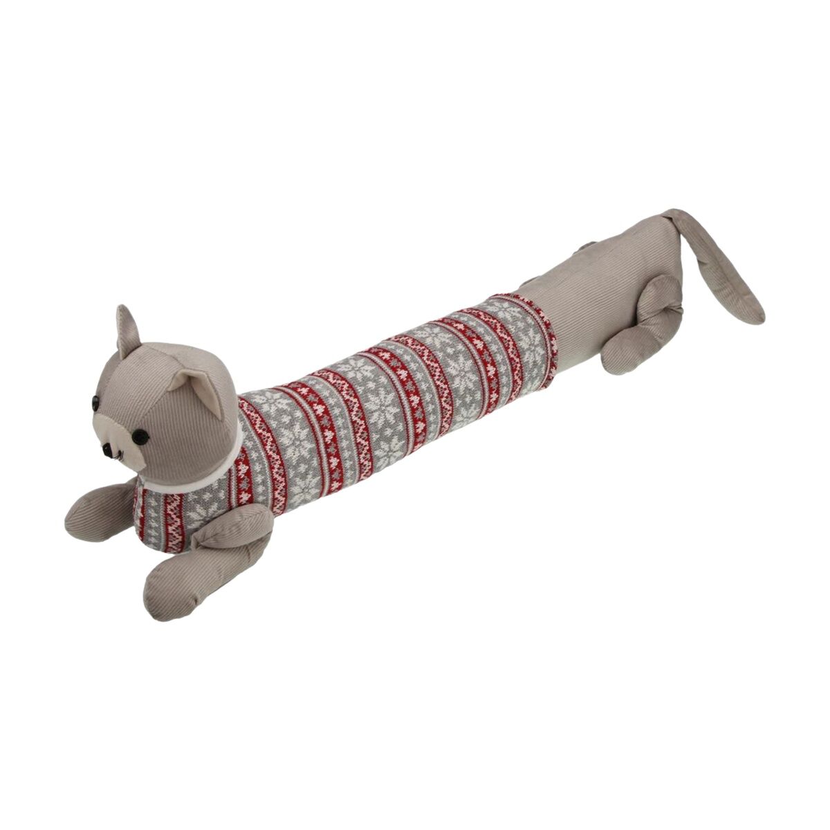 Sujetador de puerta Versa Poliéster Textil 16 x 21 x 73 cm Gato