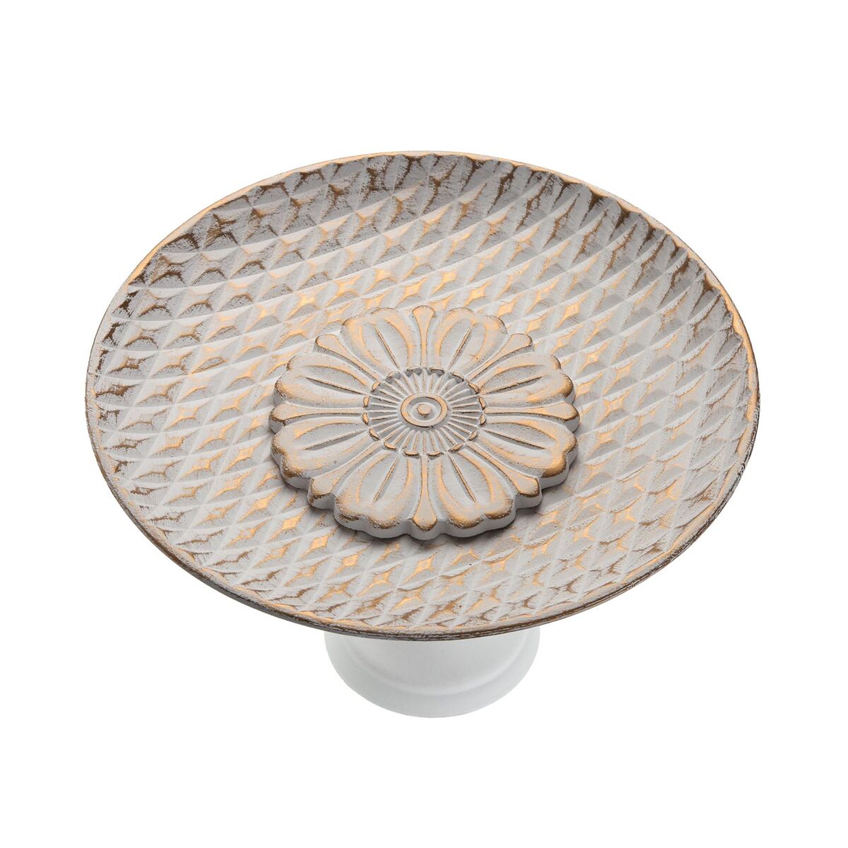 Centro de Mesa Versa Dorado Madera MDF 30 X 14,5 X 30 CM