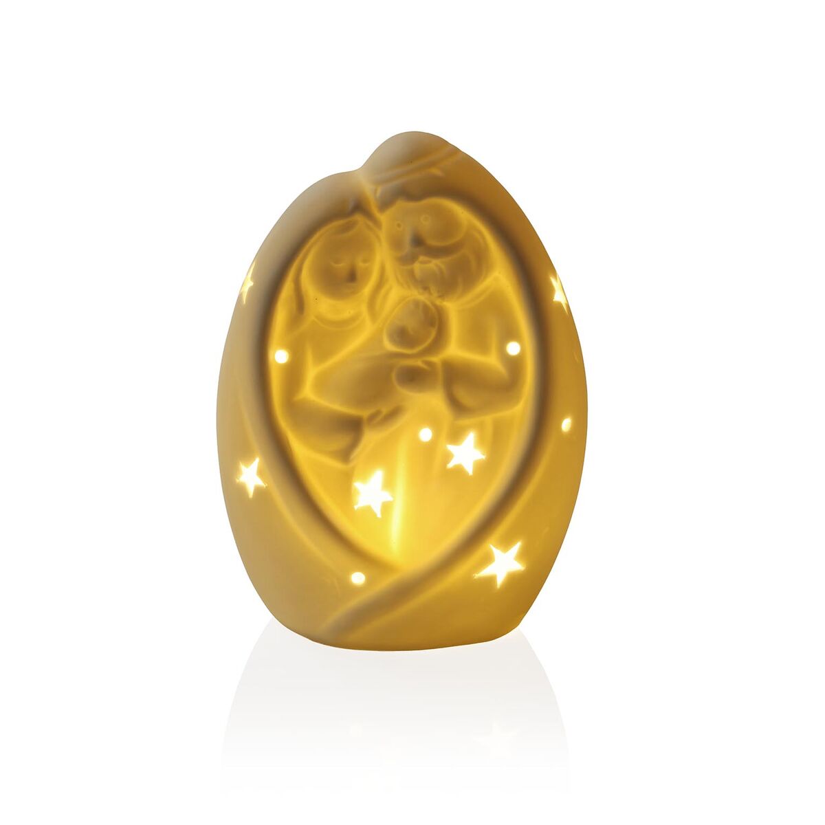 Adorno Navideño Versa Blanco Nacimiento/Belén 6,6 X 14 X 10,1 CM Figura Decorativa