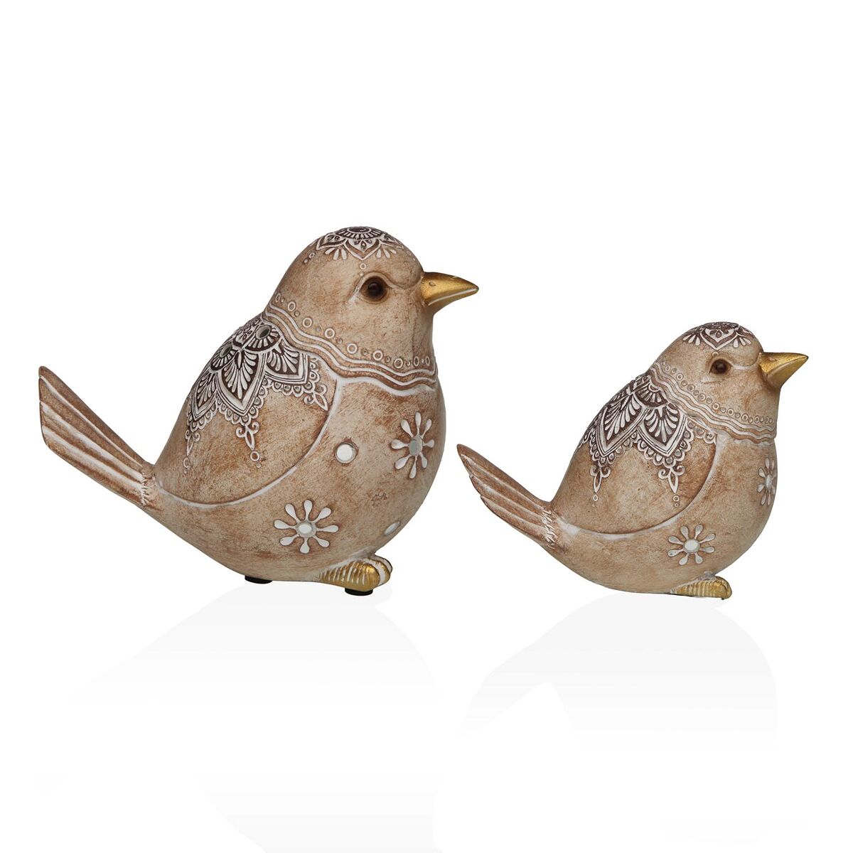 Figura Decorativa Versa Pájaro 8 x 12,5 x 16 cm