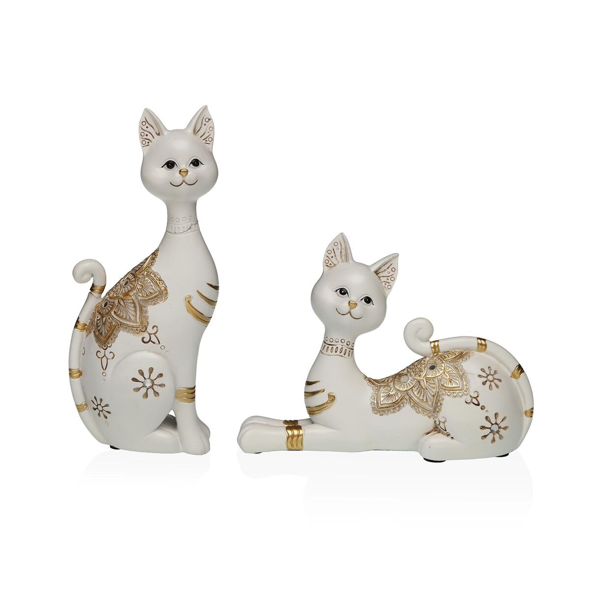 Figura Decorativa Versa Blanco Gato 5,5 X 14,5 X 20 CM