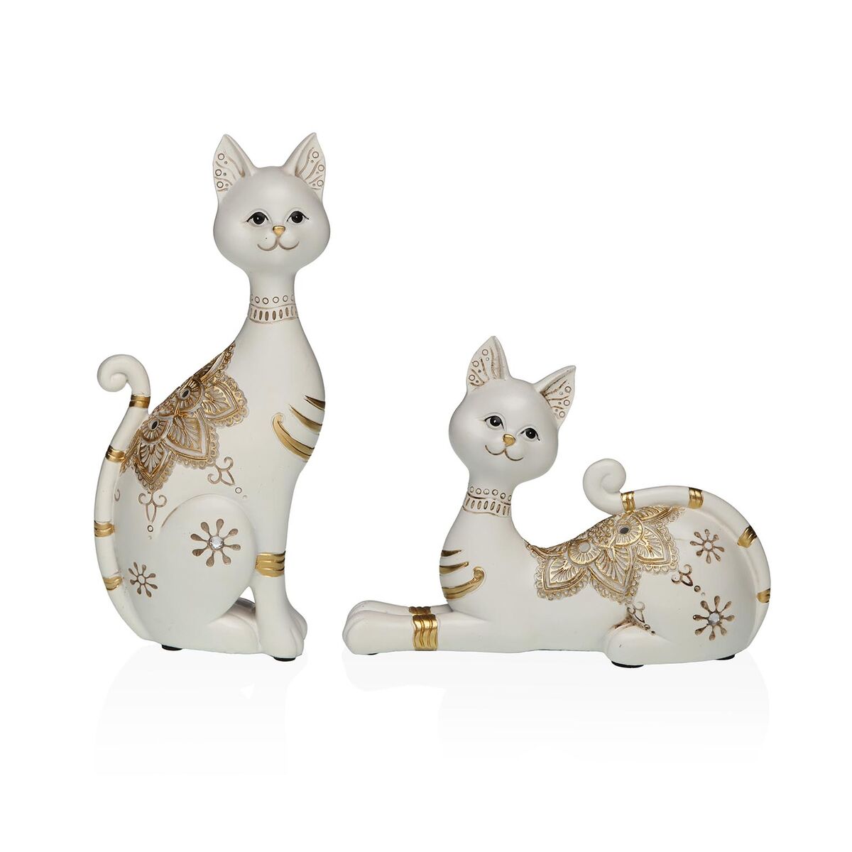 Figura Decorativa Versa Blanco Gato 5,5 X 24 X 10,5 CM