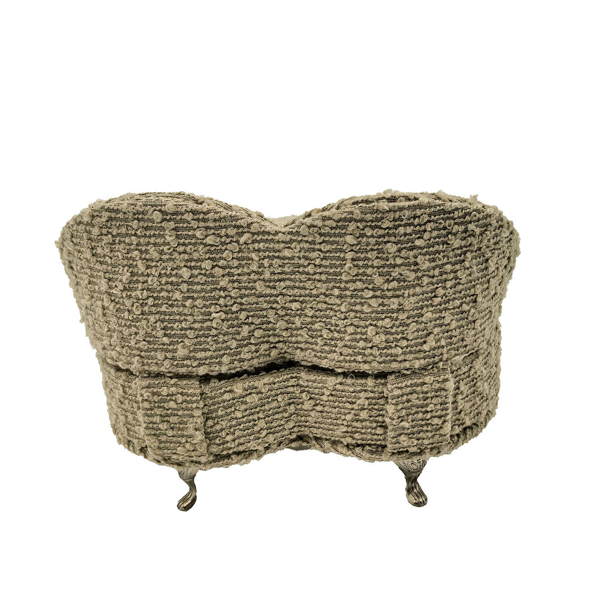 Caja-Joyero Versa Gris Poliéster Metal Espejo Madera MDF 16 X 13,5 X 16 CM Sofá