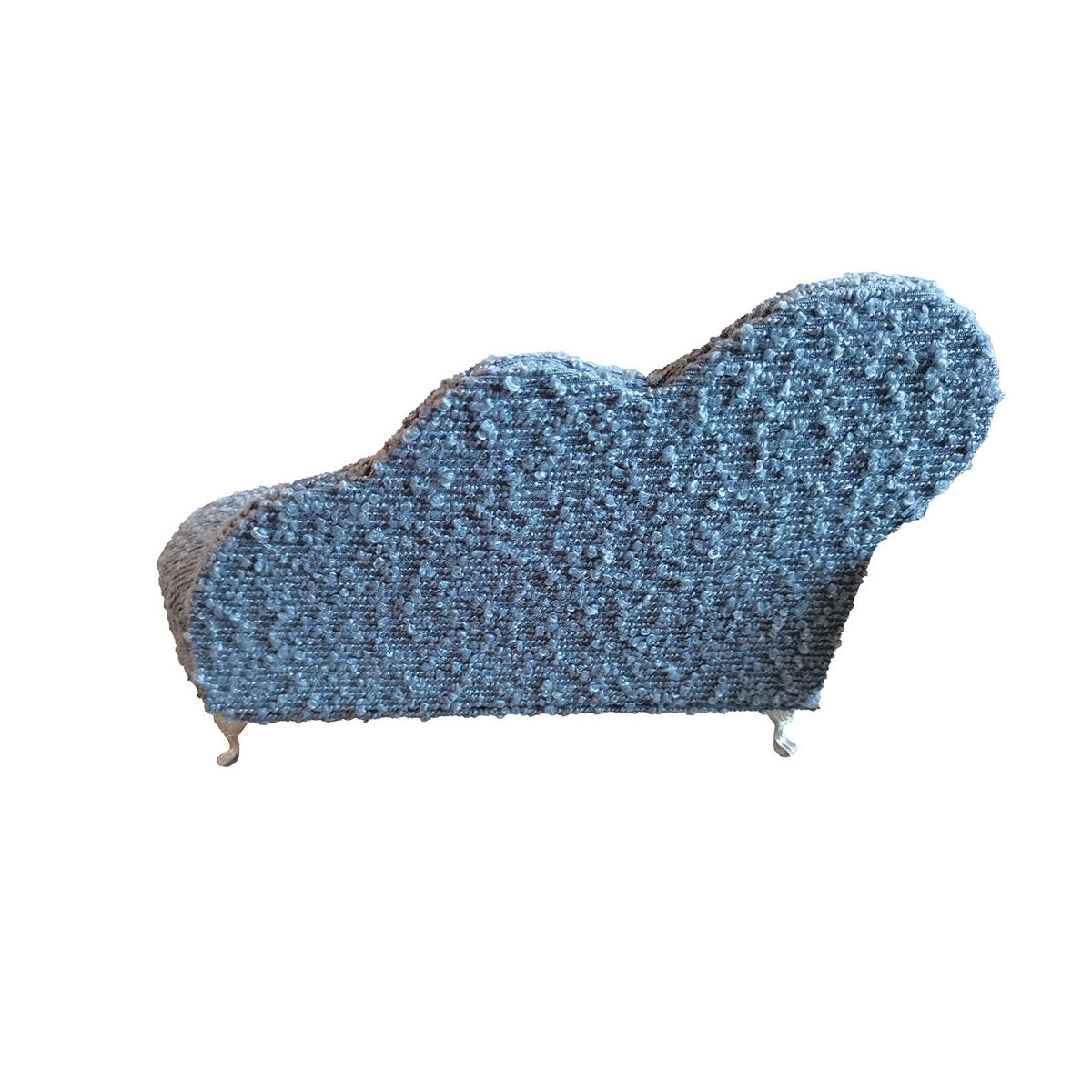 Caja-Joyero Versa Gris Poliéster Metal Espejo Madera MDF 12,5 X 17 X 26,5 CM Sofá