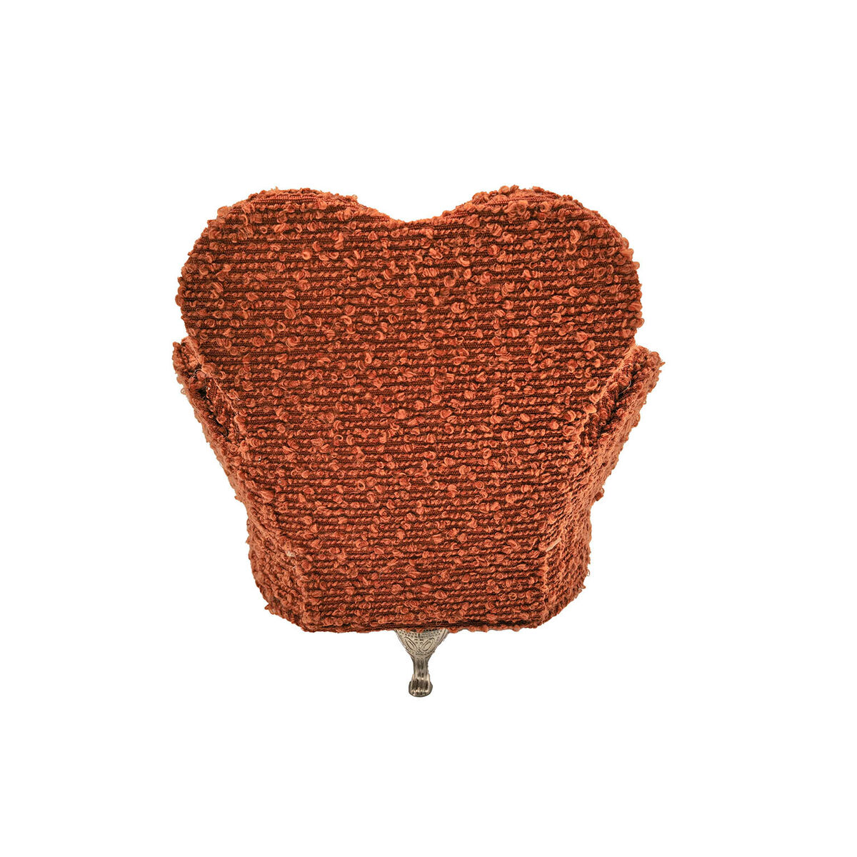 Caja-Joyero Versa Rojo Poliéster Metal Espejo Madera MDF 12 x 19 x 18 cm Sillón