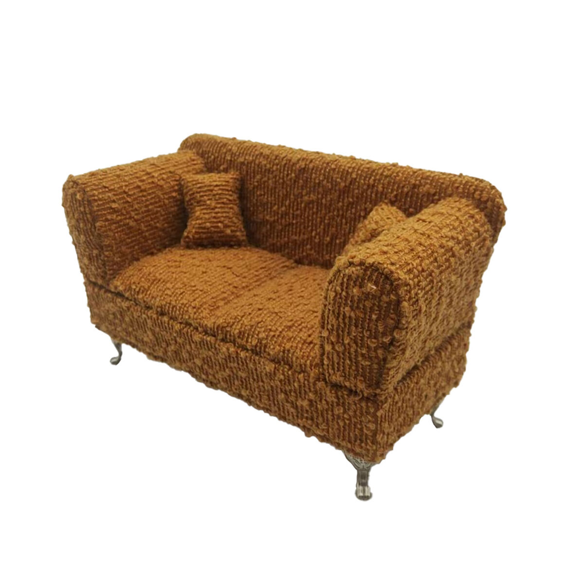 Caja-Joyero Versa Mostaza Poliéster Metal Espejo Madera MDF 9,5 X 12,5 X 23,5 CM Sofá