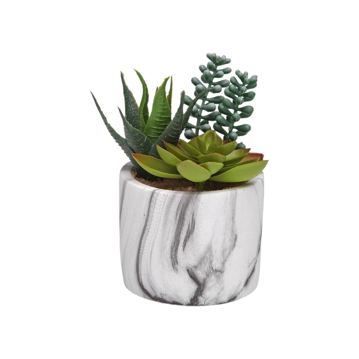 Planta Decorativa Versa Cerámica Plástico Fusion Suculenta 9 x 15 x 9 cm