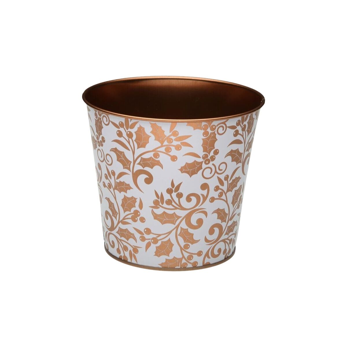 Maceta Versa Aurea Metal Minimalista 13,3 X 11,3 X 13,3 CM