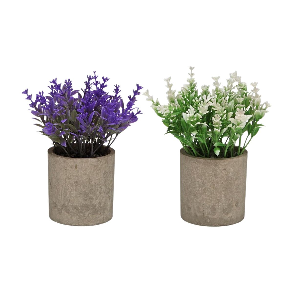 Planta Decorativa Versa Hierro Textil Plástico 7 x 16 cm