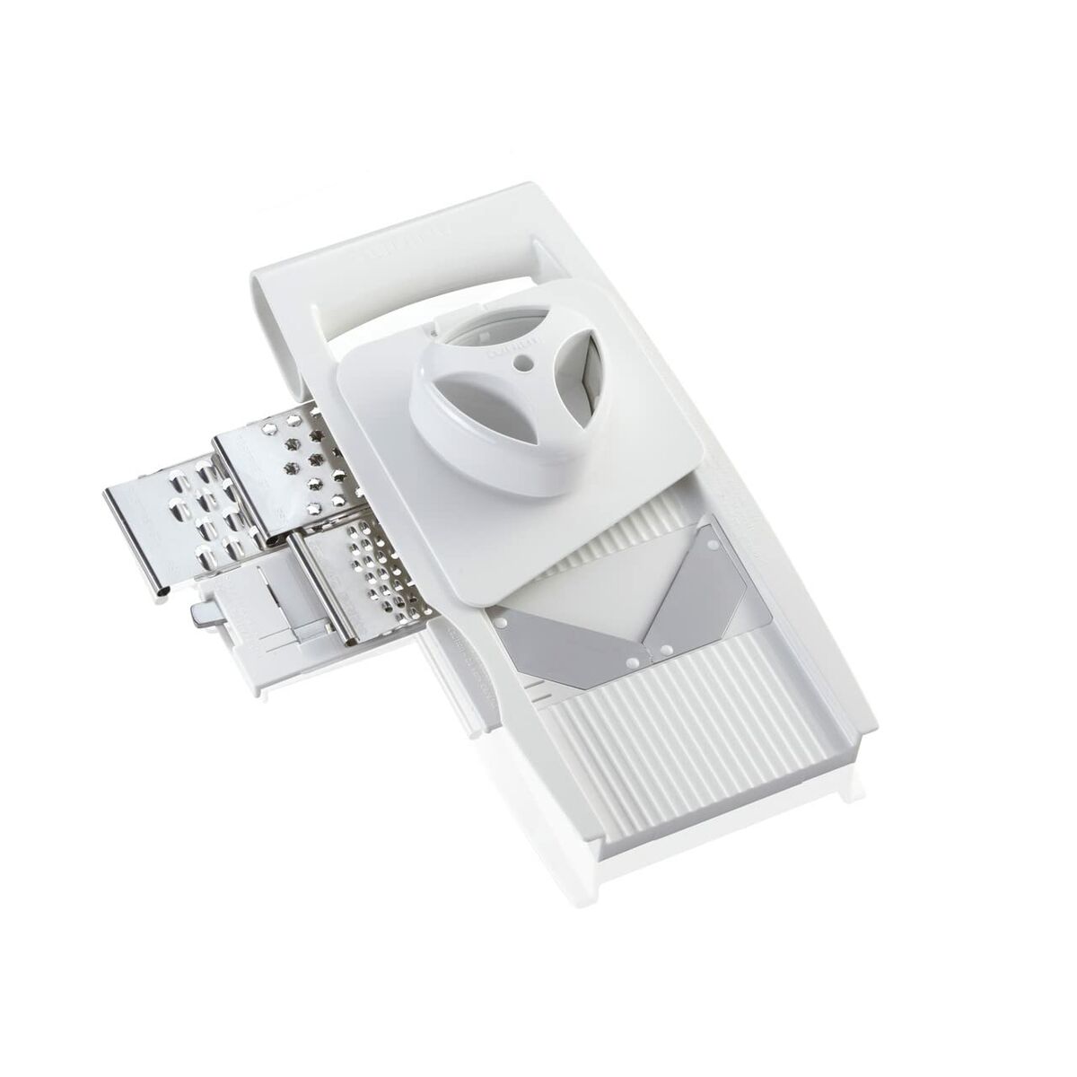 Mandolina-Rallador Leifheit Blanco Acero Inoxidable Plástico 4 en 1