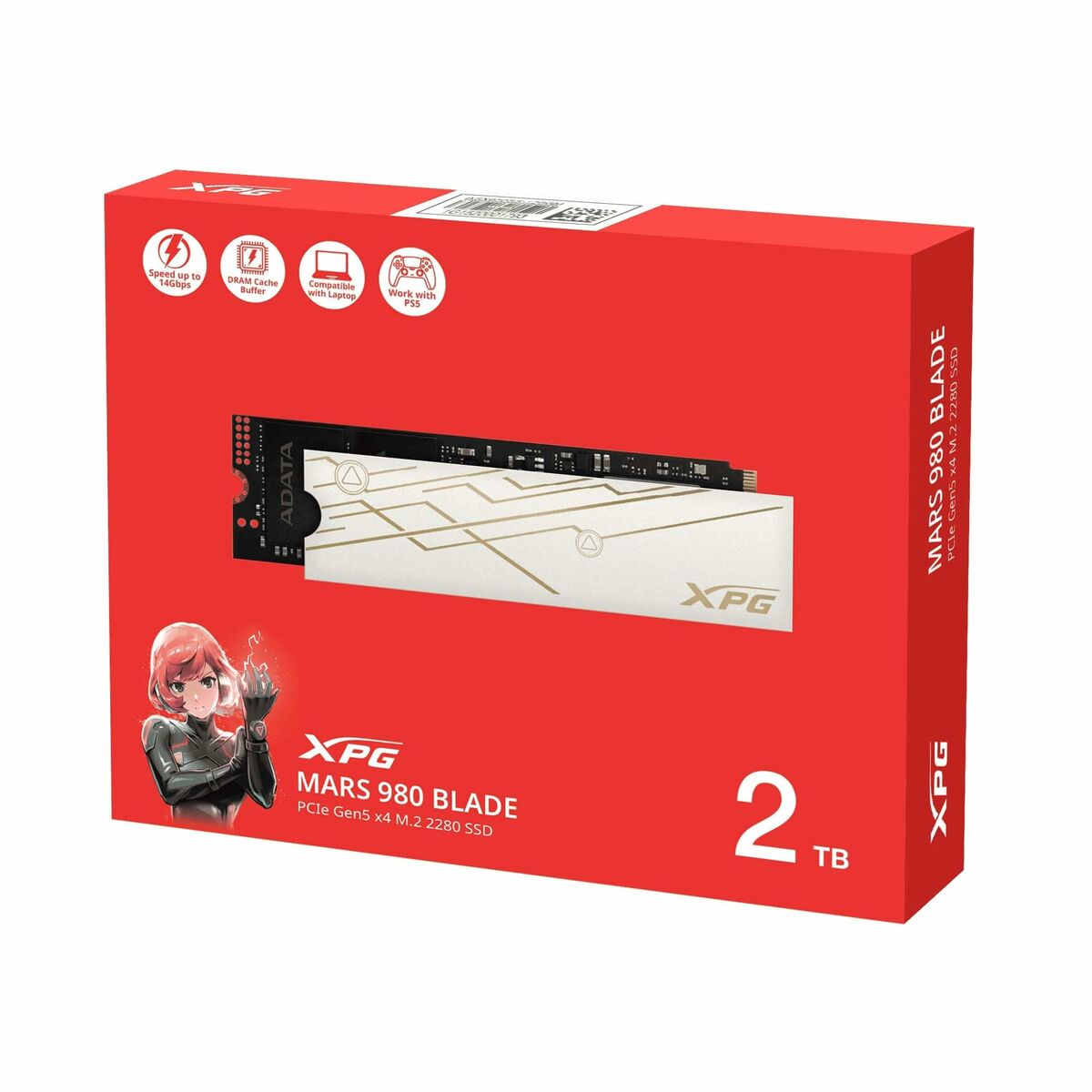 Disco Duro Adata MARS 980 BLADE 2 TB SSD