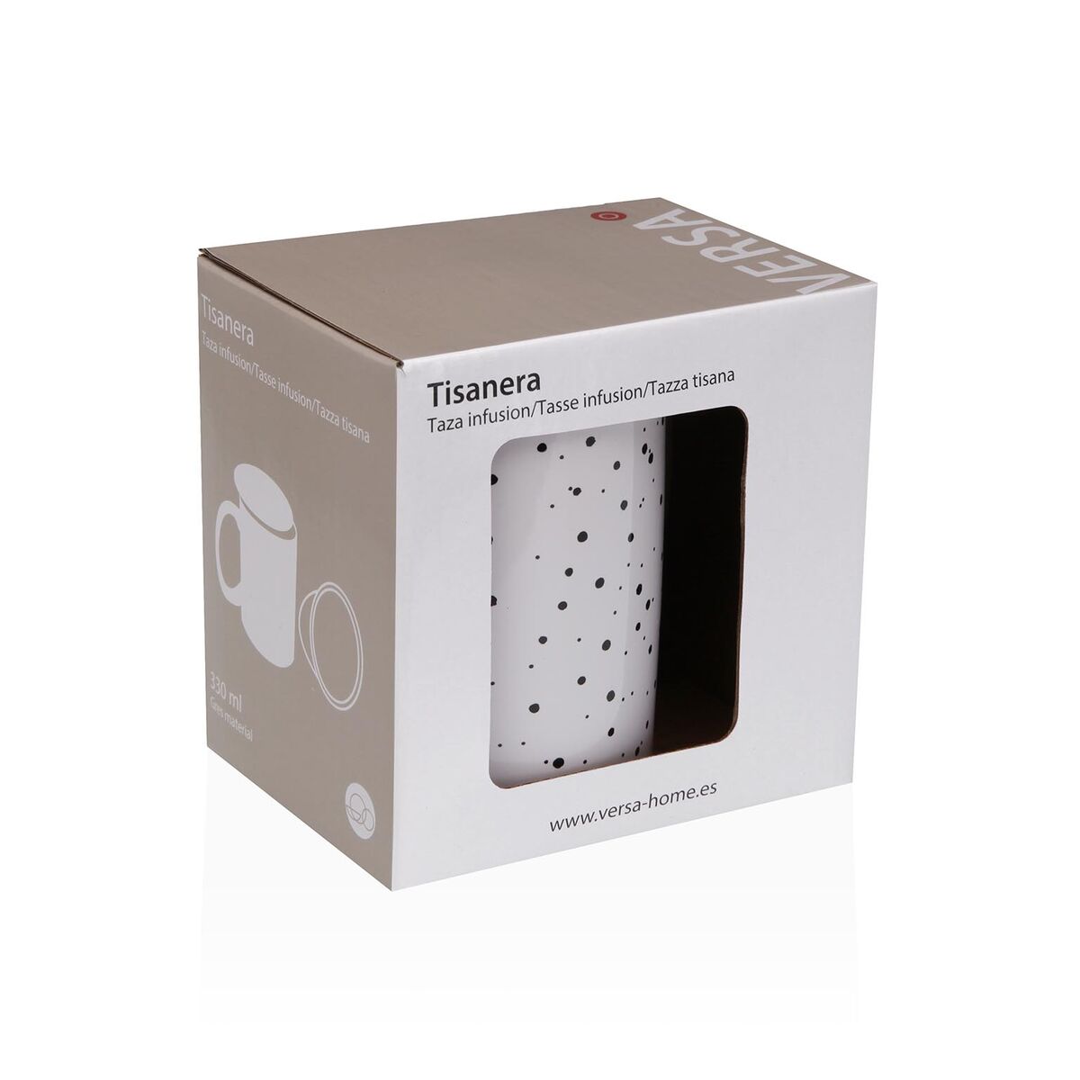 Taza con Filtro para Infusiones Versa Speckle