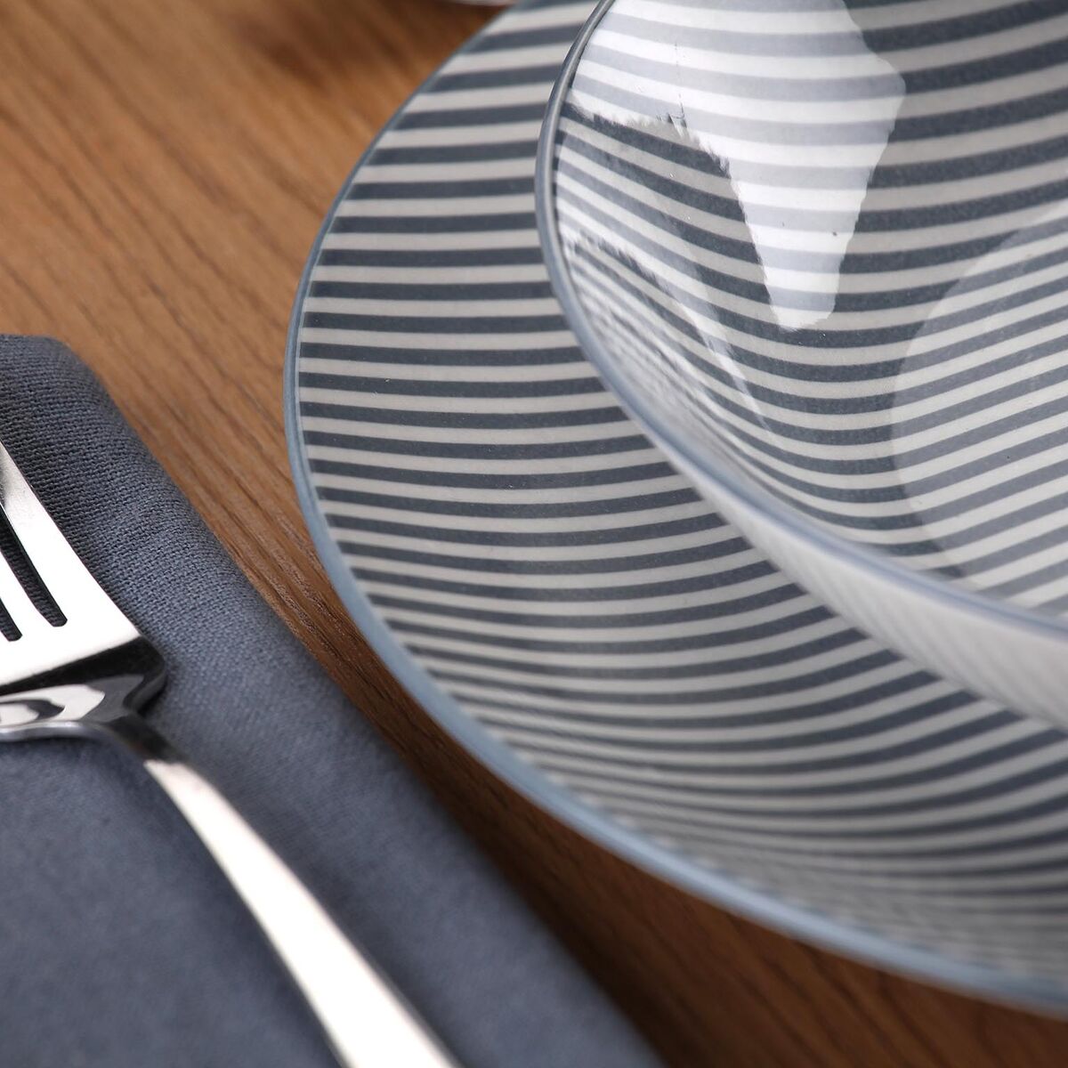 Vajilla Versa Azul Porcelana 18 Piezas