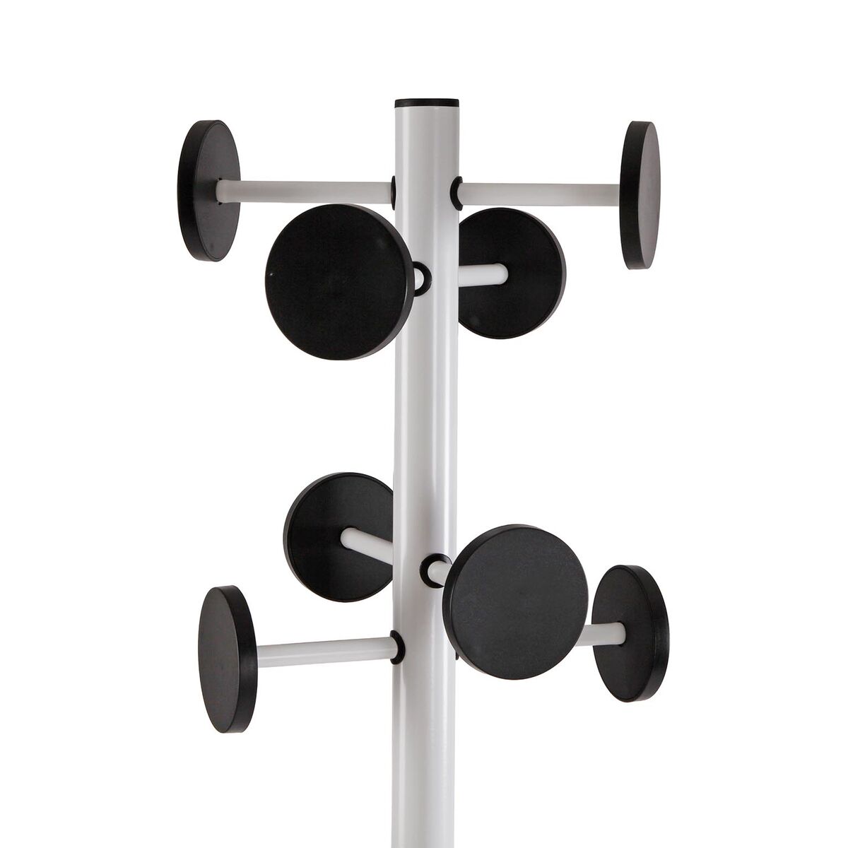 Perchero de Pie Versa Tora Blanco Metal