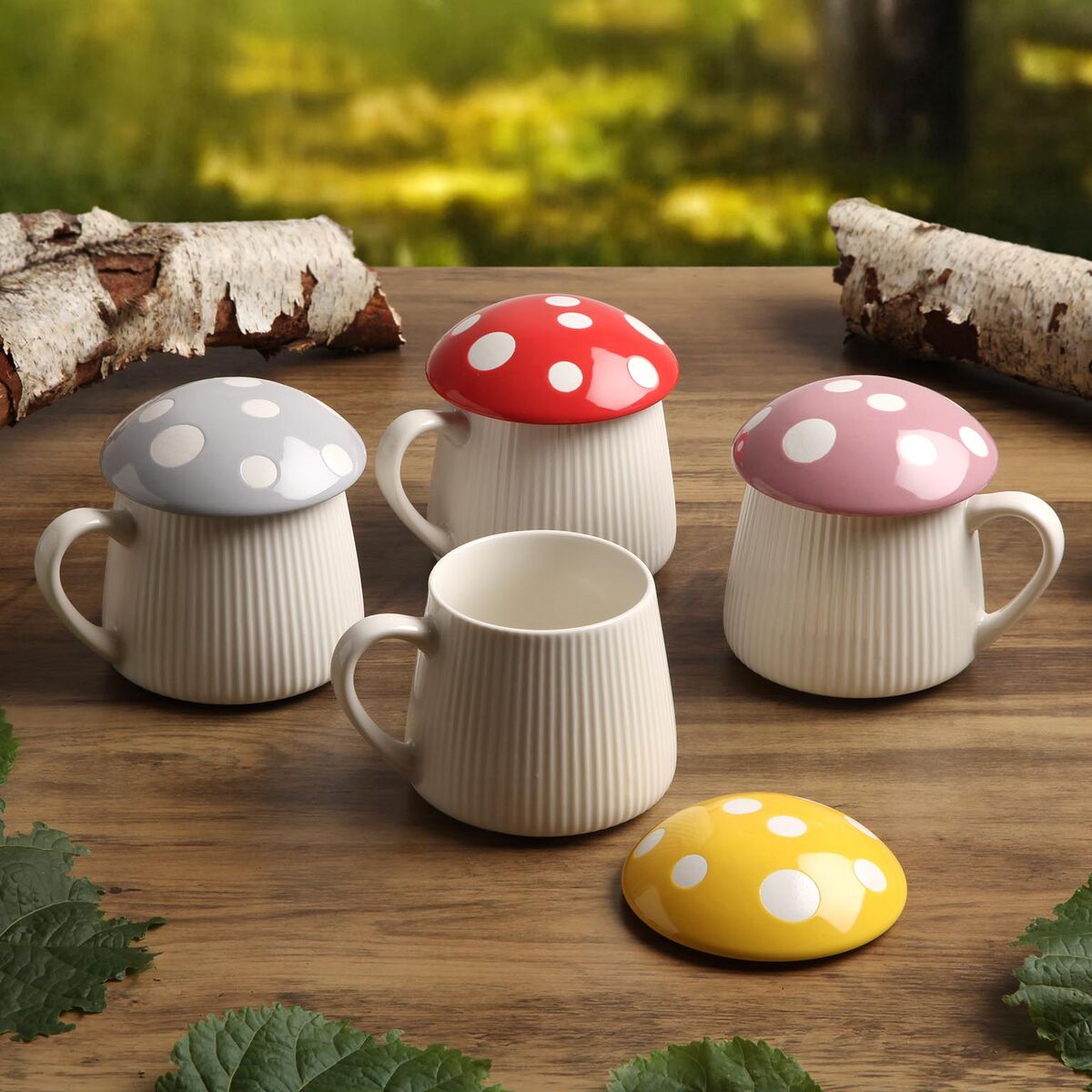 Taza con Tapa Versa Amarillo Seta