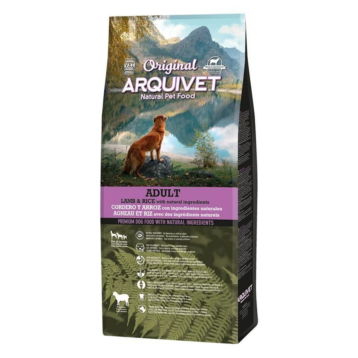 Pienso Arquivet Original Adult Lamb with rice Adulto Cordero Arroz 12 kg 12,7 KG