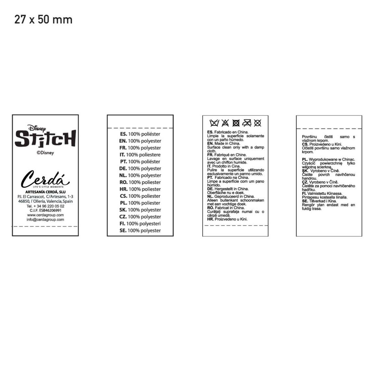 Estuche Escolar con Accesorios Stitch Azul