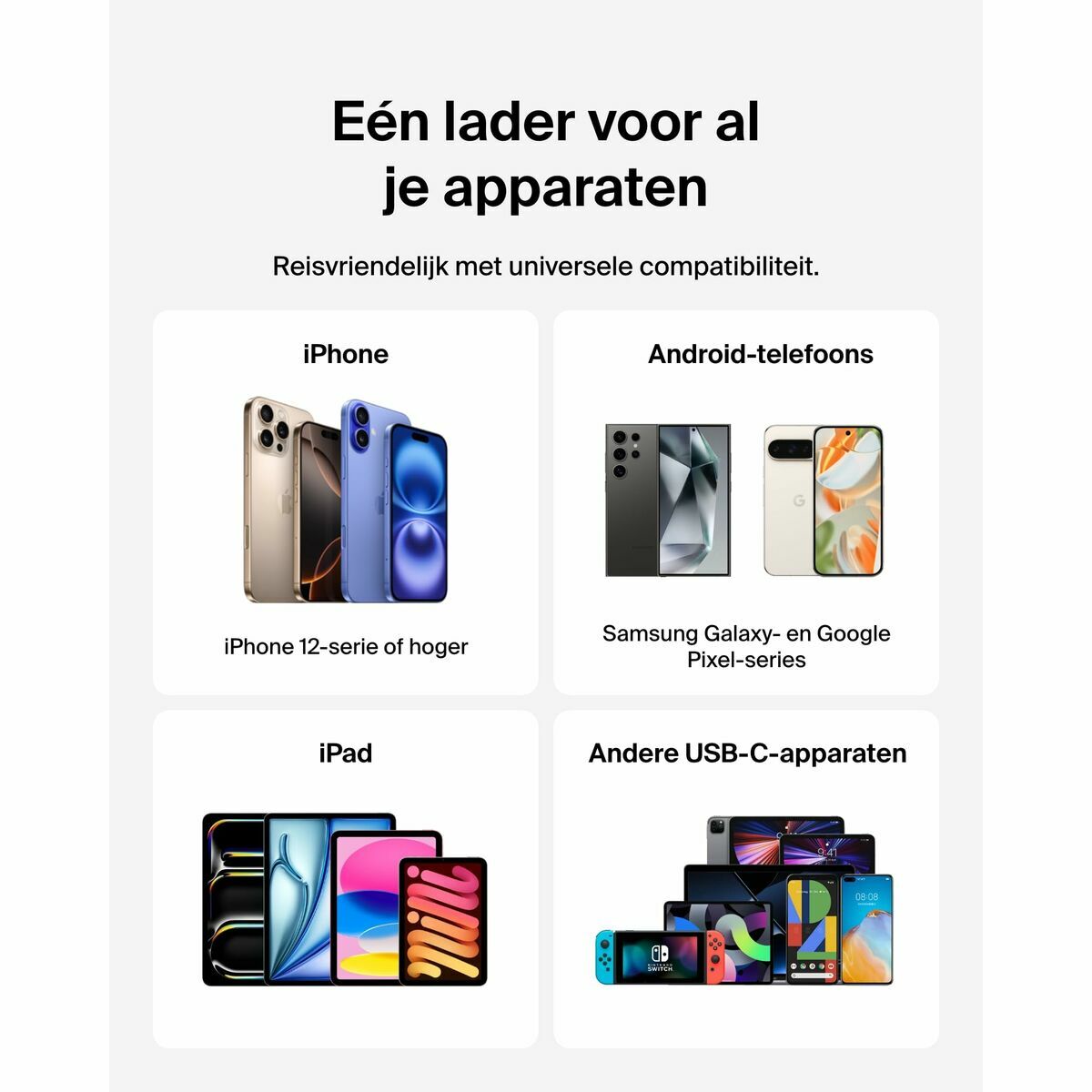 Cargador de Pared Belkin WCA012KQ1MWH-B6 Blanco 25 W