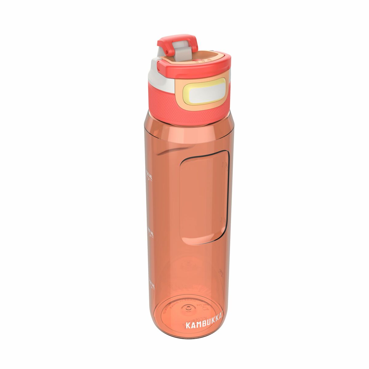 Botella de Agua Kambukka Elton Naranja Transparente 750 ml 1 L Plástico