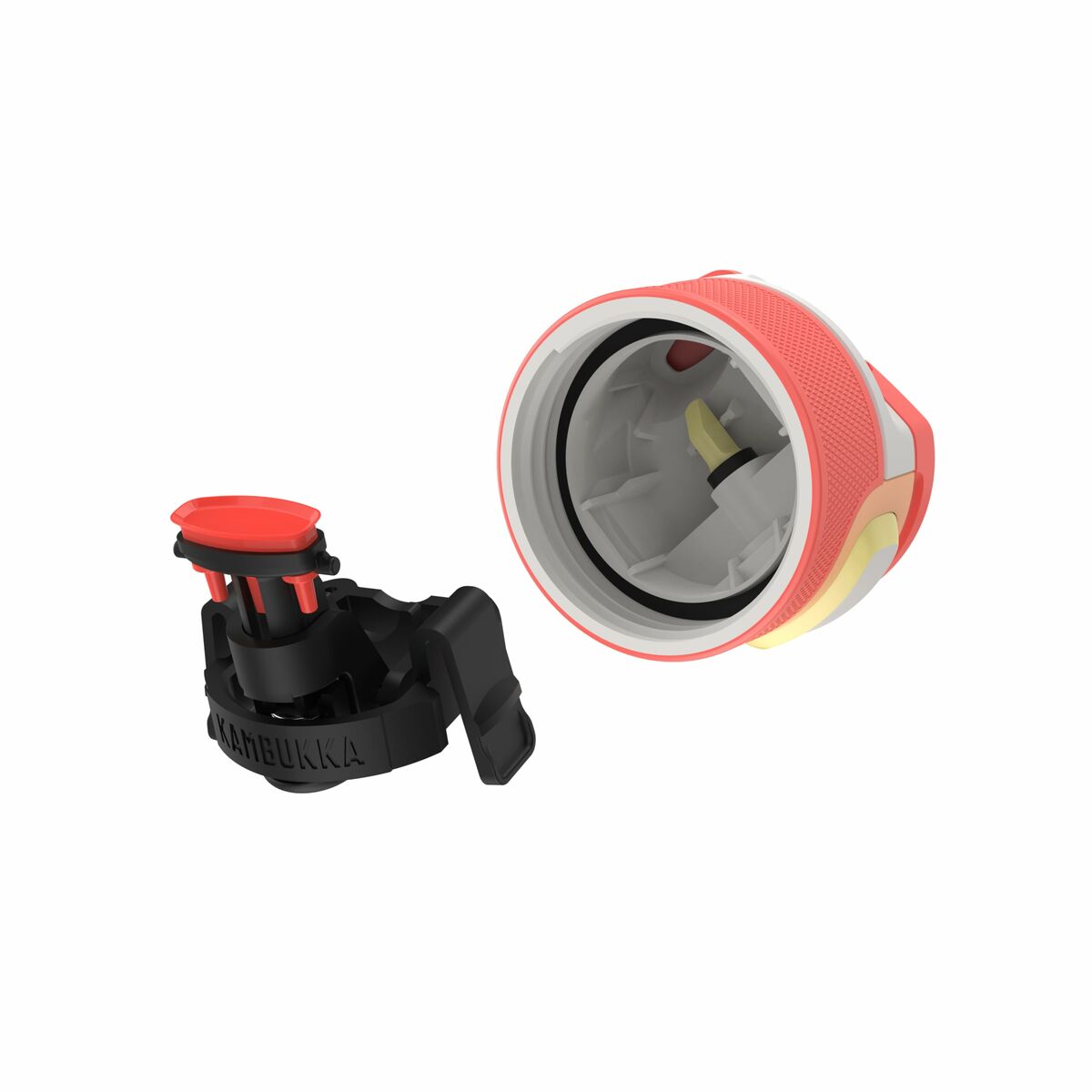 Botella de Agua Kambukka Elton Naranja Transparente 750 ml 1 L Plástico